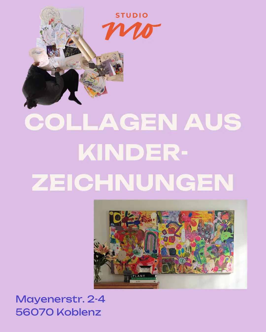 Collagen aus Kinderzeichnungen
