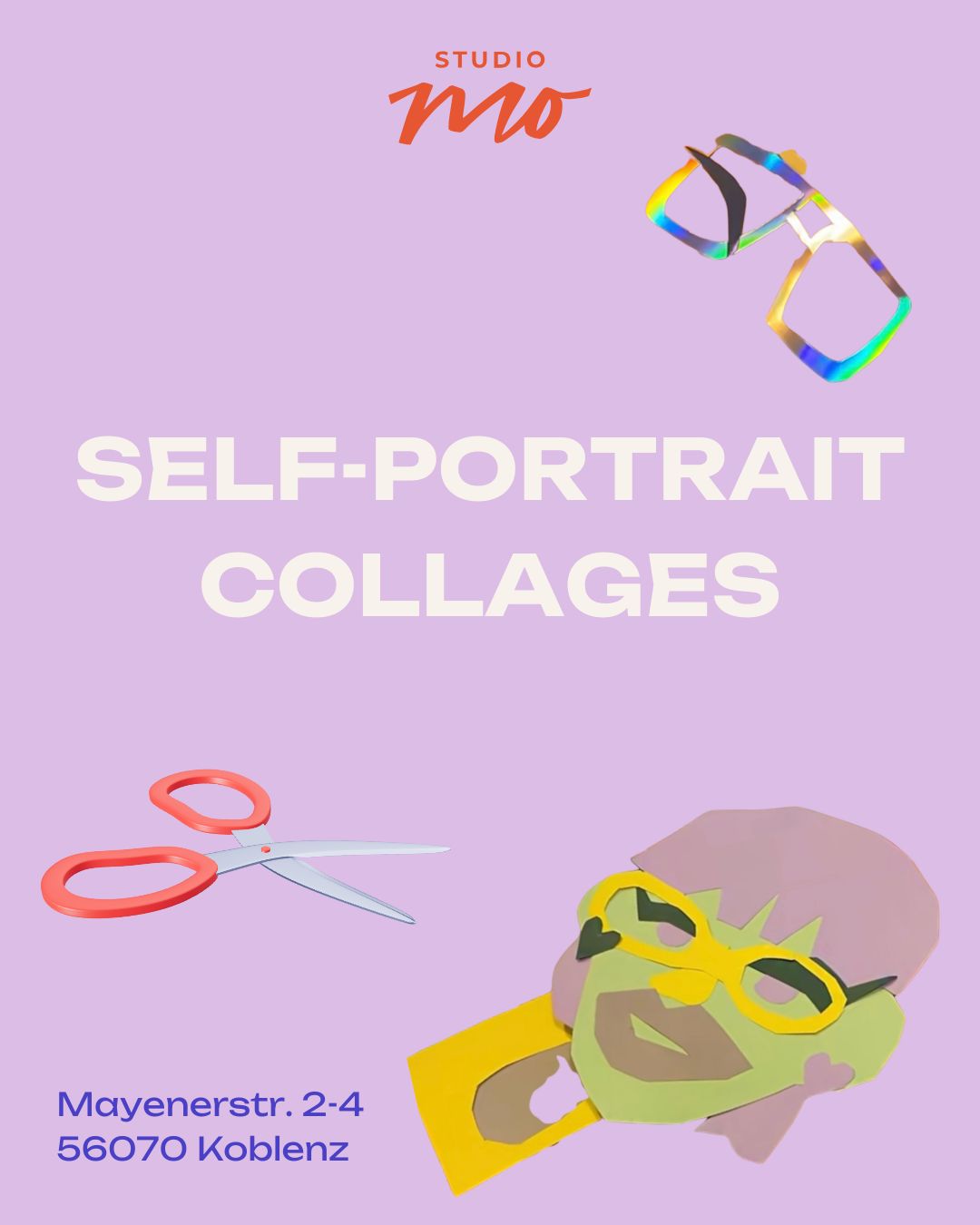 Self-Portrait Collages